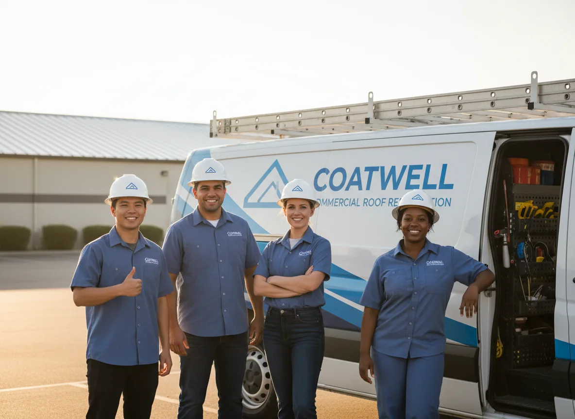 Commercial roof coating company in Ontario, WI